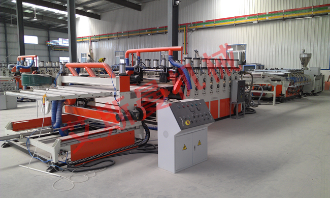 PVC Crust foamed board production line